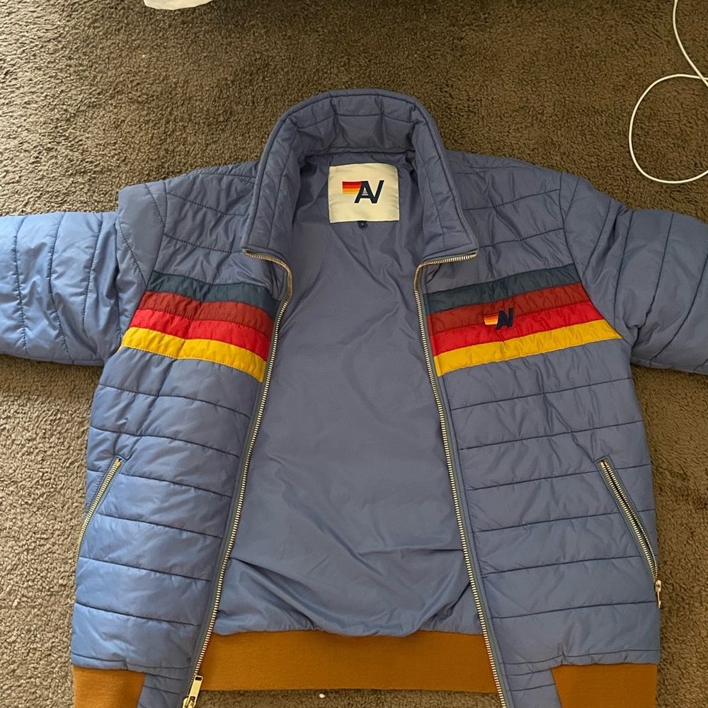 WOMEN'S STRIPE JACKET SZ LARGE (willing to negotiate price)